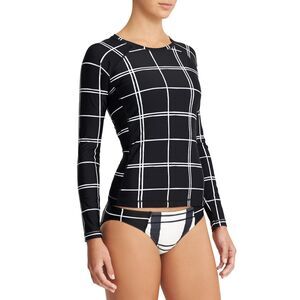 Athleta Lanikai Rash Guard Swim Top (L)